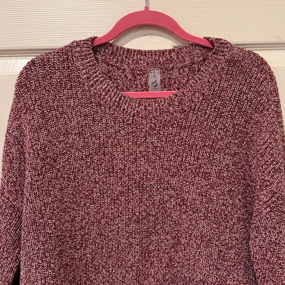 Lou & Grey marled drawstring hem sweater, medium - Picture 3 of 6